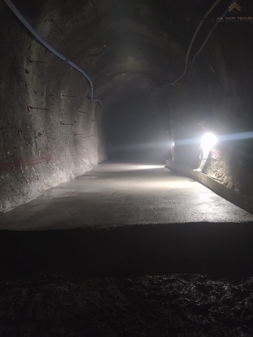 Yeraltı Maden Ocağı Saha Betonu İmalatı (2)